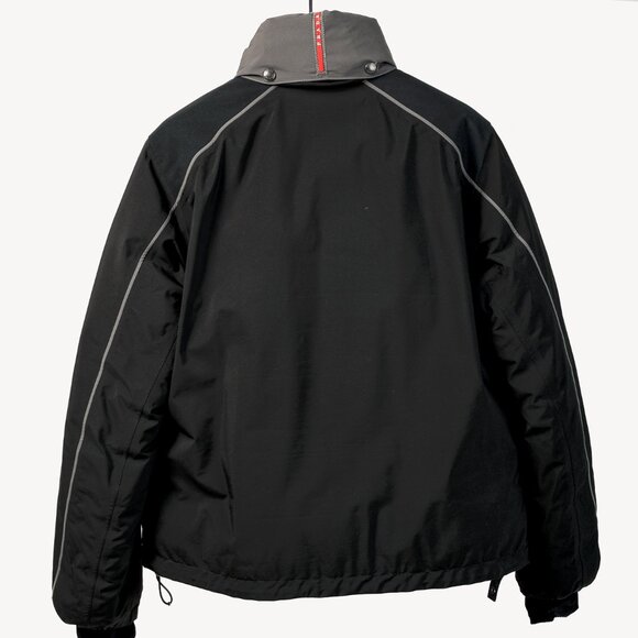 Prada Gore-Tex Black & Grey Down-Filled Winter Jacket - Picture 2 of 16